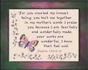 I Will Wonderfully Made - Psalm 139:13-14